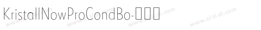 KristallNowProCondBo字体转换