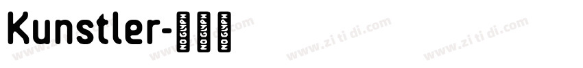 Kunstler字体转换