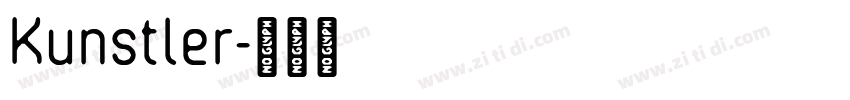 Kunstler字体转换