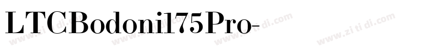 LTCBodoni175Pro字体转换 LTCBodoni175Pro字体转换