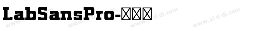 LabSansPro字体转换