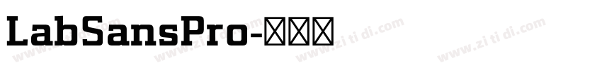 LabSansPro字体转换