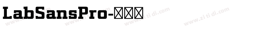 LabSansPro字体转换