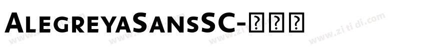 AlegreyaSansSC字体转换 AlegreyaSansSC字体转换