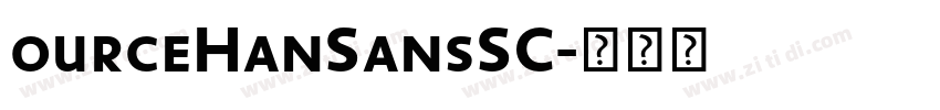 ourceHanSansSC字体转换