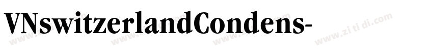 VNswitzerlandCondens字体转换
