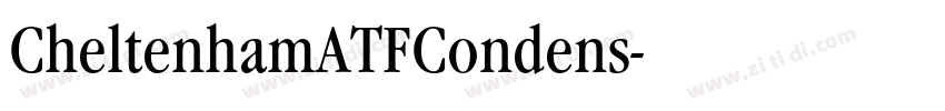 CheltenhamATFCondens字体转换