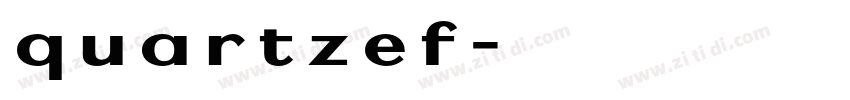 quartzef字体转换