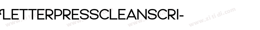 LetterpressCleanScri字体转换 LetterpressCleanScri字体转换