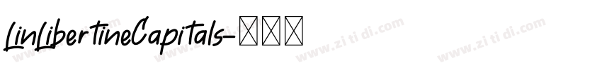 LinLibertineCapitals字体转换