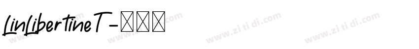 LinLibertineT字体转换