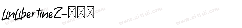 LinLibertineZ字体转换