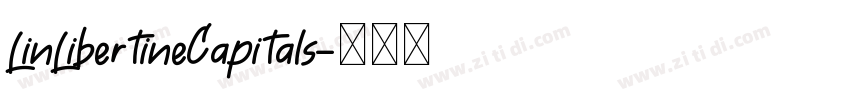 LinLibertineCapitals字体转换
