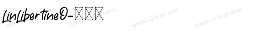 LinLibertineO字体转换