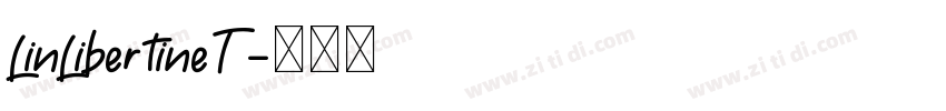 LinLibertineT字体转换