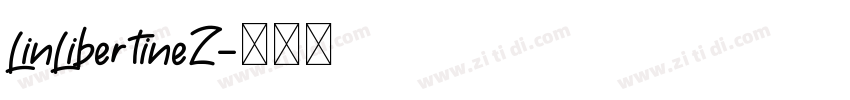LinLibertineZ字体转换