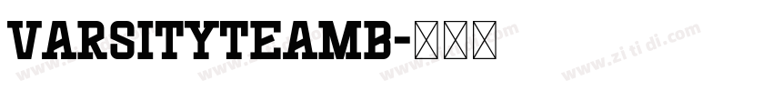 VarsityTeamB字体转换