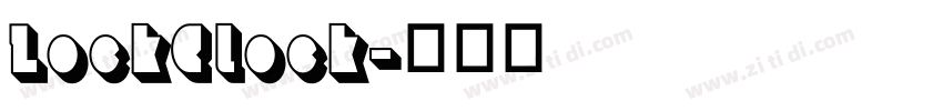 LockClock字体转换