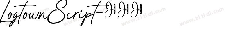 LogtownScript字体转换 LogtownScript字体转换