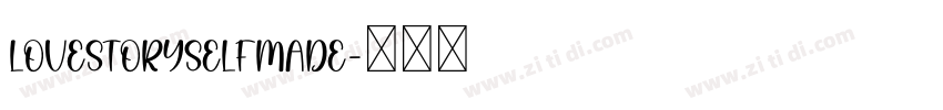 LoveStorySelfMade字体转换