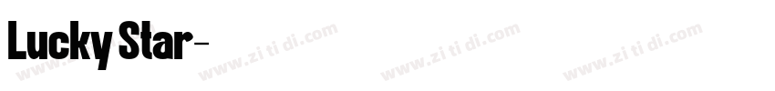 Lucky、Star字体转换