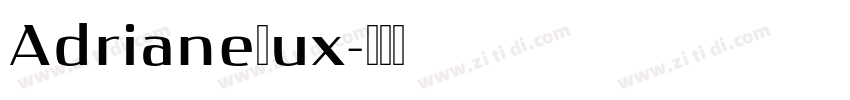 AdrianeLux字体转换
