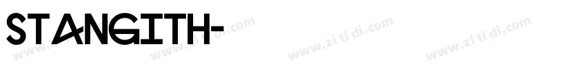 stangith字体转换
