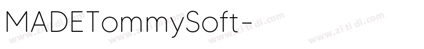 MADETommySoft字体转换