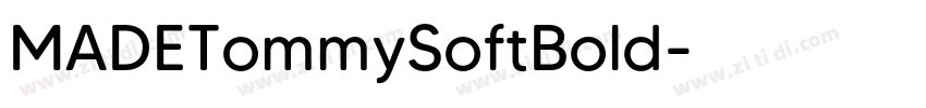 MADETommySoftBold字体转换