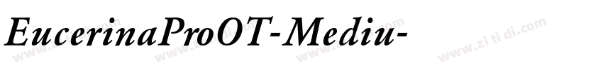 EucerinaProOT-Mediu字体转换