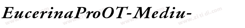 EucerinaProOT-Mediu字体转换