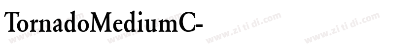 TornadoMediumC字体转换
