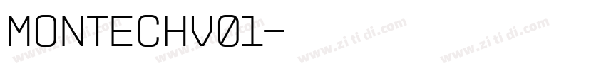 montechv01字体转换 montechv01字体转换