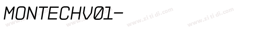 montechv01字体转换 montechv01字体转换