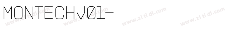 montechv01字体转换 montechv01字体转换