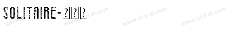 Solitaire字体转换
