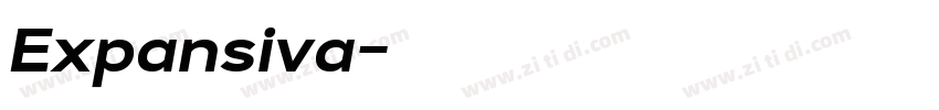 Expansiva字体转换
