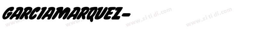 GarciaMarquez字体转换
