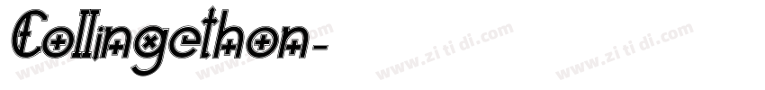 Collingethon字体转换