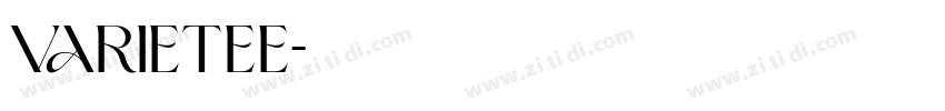 varietee字体转换