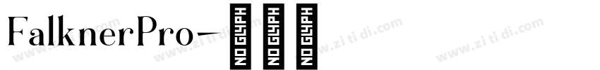 FalknerPro字体转换