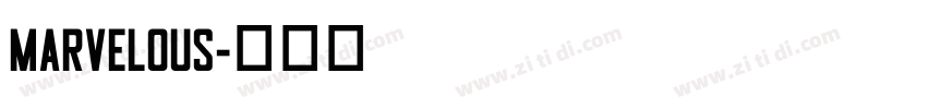 Marvelous字体转换