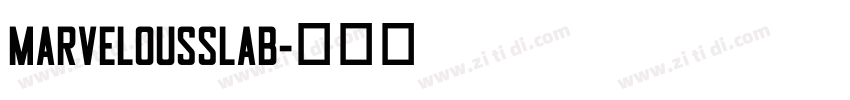 MarvelousSlab字体转换