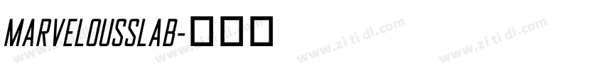 MarvelousSlab字体转换