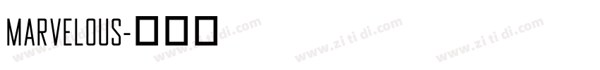 Marvelous字体转换