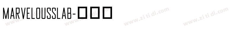 MarvelousSlab字体转换