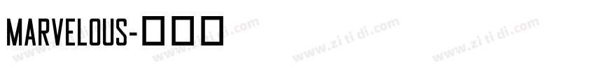 Marvelous字体转换