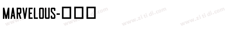 Marvelous字体转换