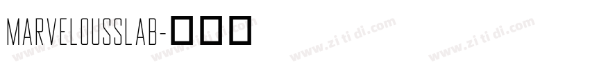 MarvelousSlab字体转换