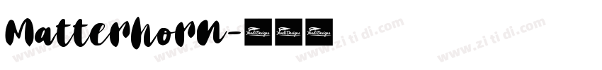 Matterhorn字体转换